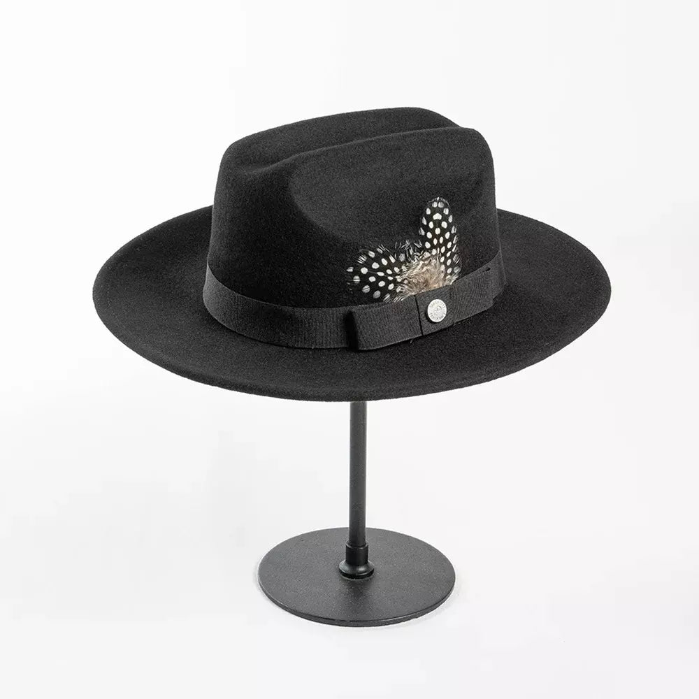 Burton Feathers Wool Fedora Hat