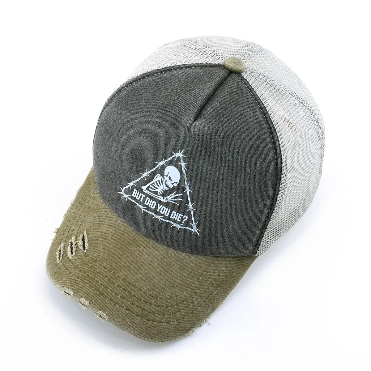 But Did You Die Washed Baseball Cap