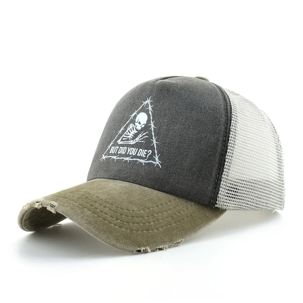 But Did You Die Washed Baseball Cap