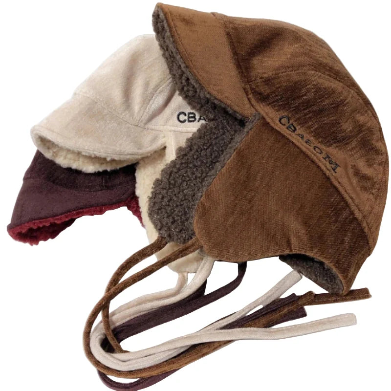 CBA-EOM Winter Corduroy Trapper Bomber Hat