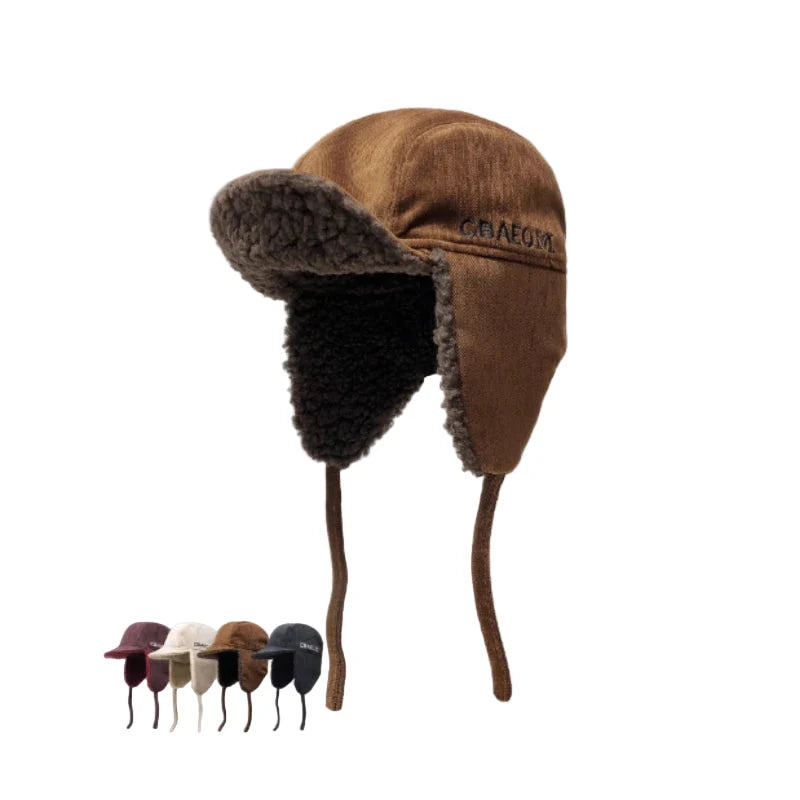 CBA-EOM Winter Corduroy Trapper Bomber Hat