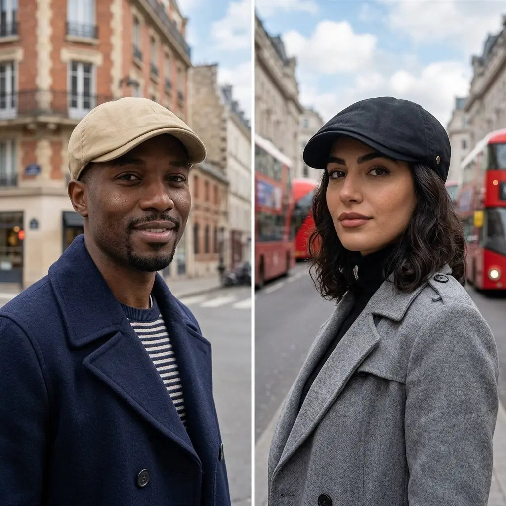 Cabbie 6-Panels Cotton Flat Cap