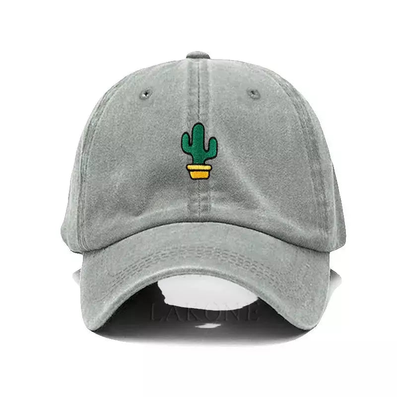 Cactus Washed Cotton Baseball Cap