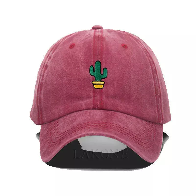 Cactus Washed Cotton Baseball Cap
