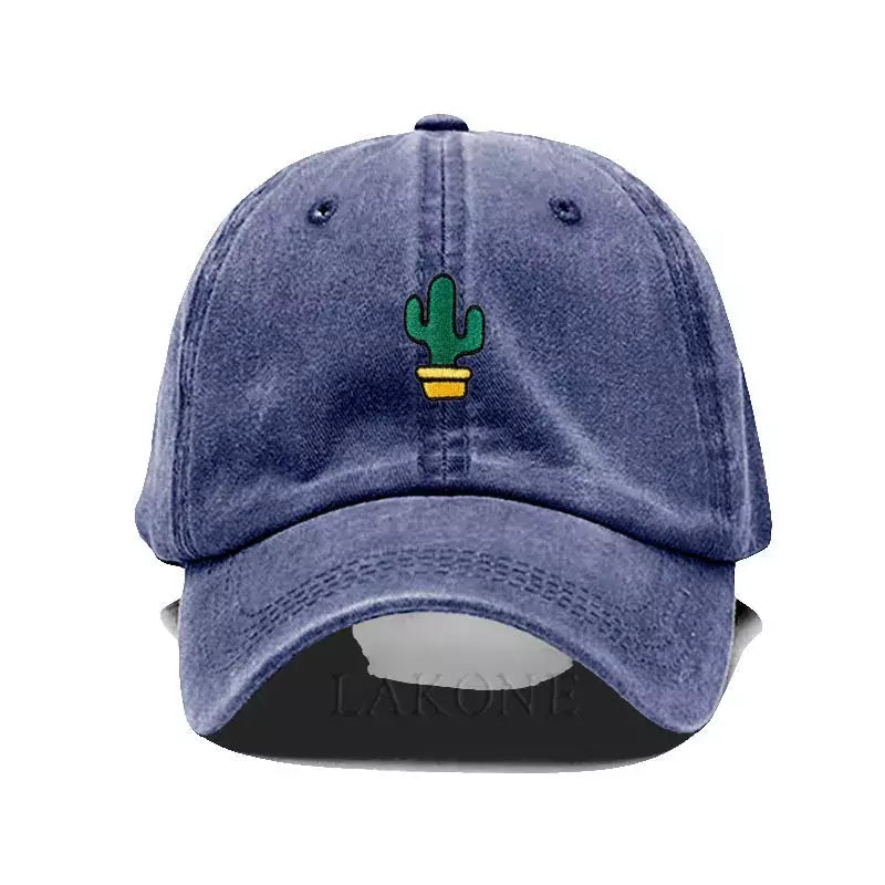 Cactus Washed Cotton Baseball Cap