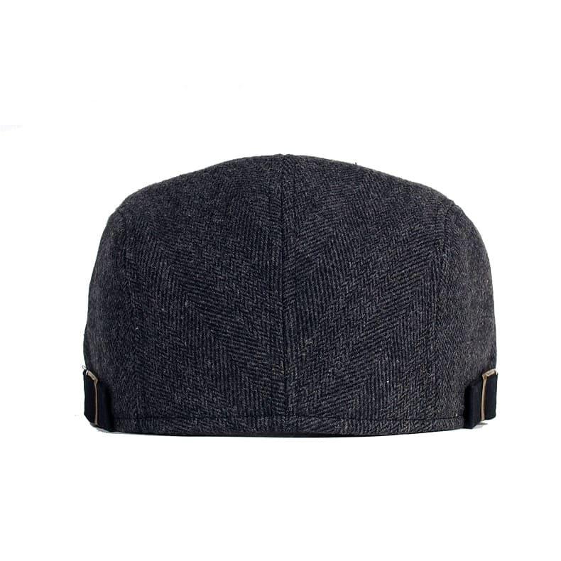 Cambridge Herringbone Wool Flat Cap