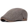 Cambridge Herringbone Wool Flat Cap