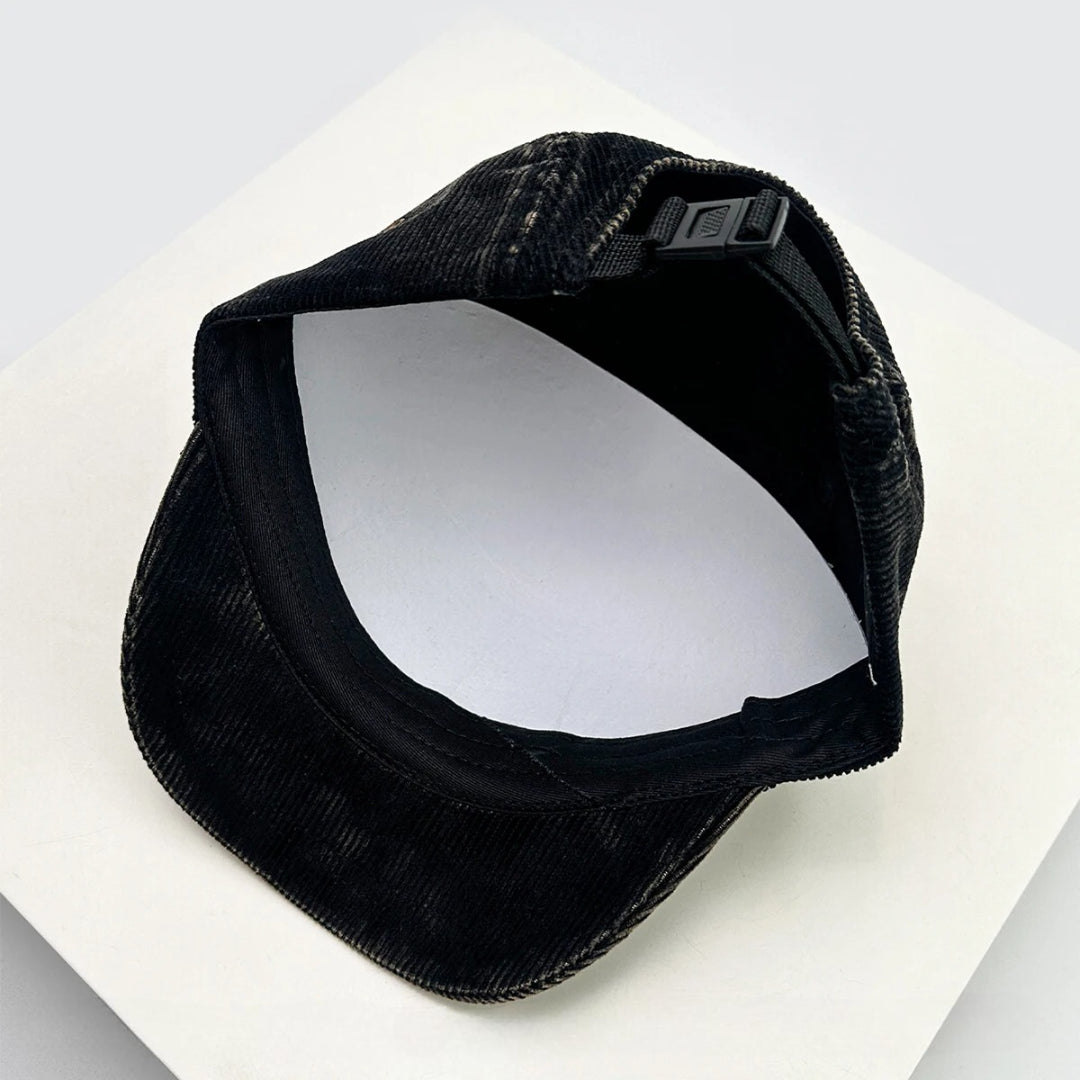 Camden Distressed Corduroy 5-Panels Cap