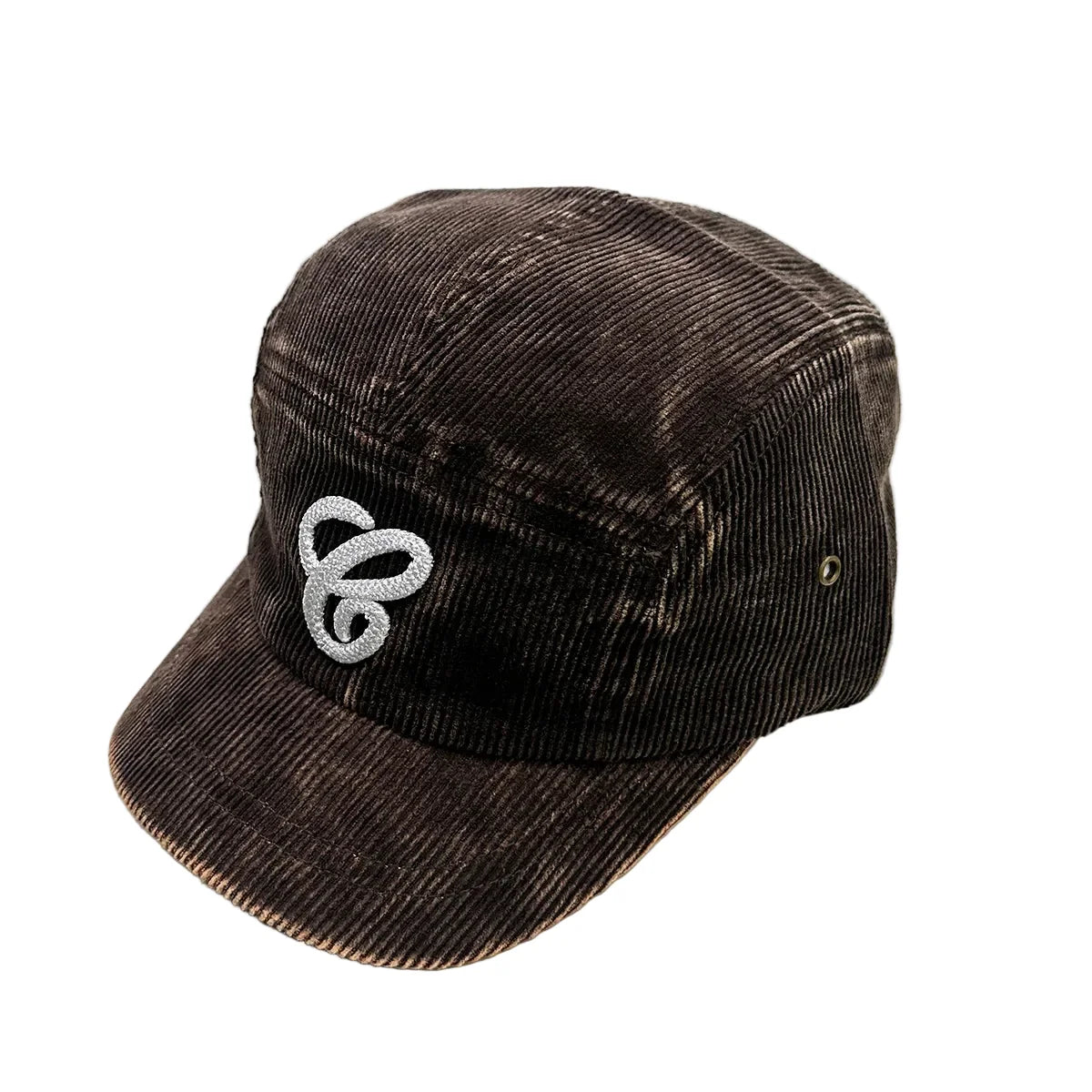 Camden Distressed Corduroy 5-Panels Cap
