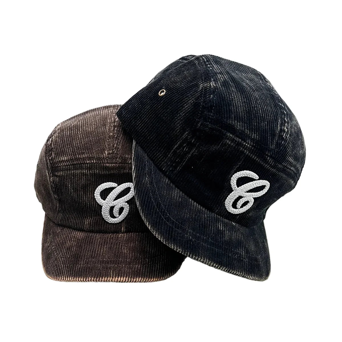 Camden Distressed Corduroy 5-Panels Cap