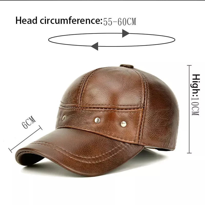 Camelback Genuine Leather Baseball Cap