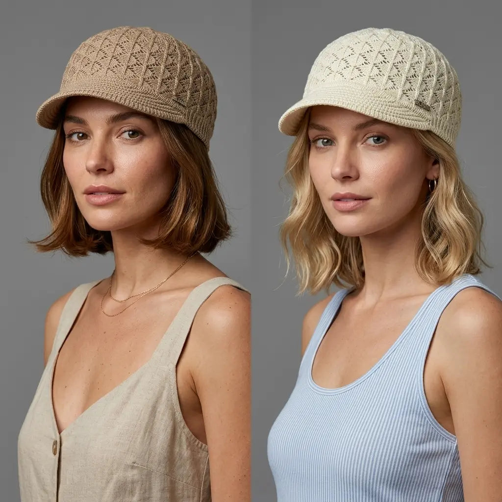 Campania Women Summer Cotton Knitted Cap