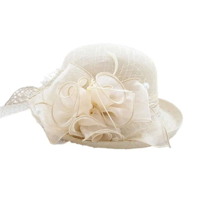 Campbell Derby Linen Fascinator