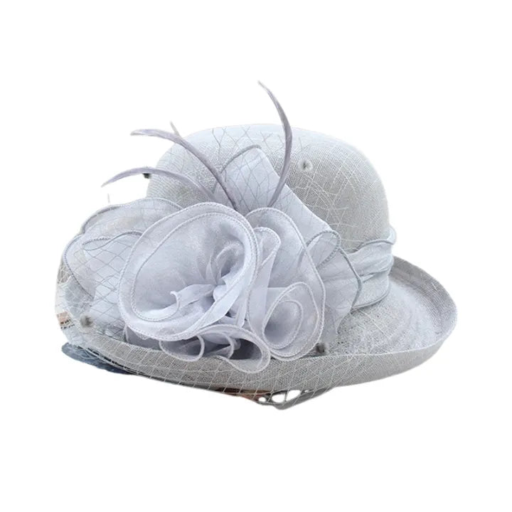 Campbell Derby Linen Fascinator
