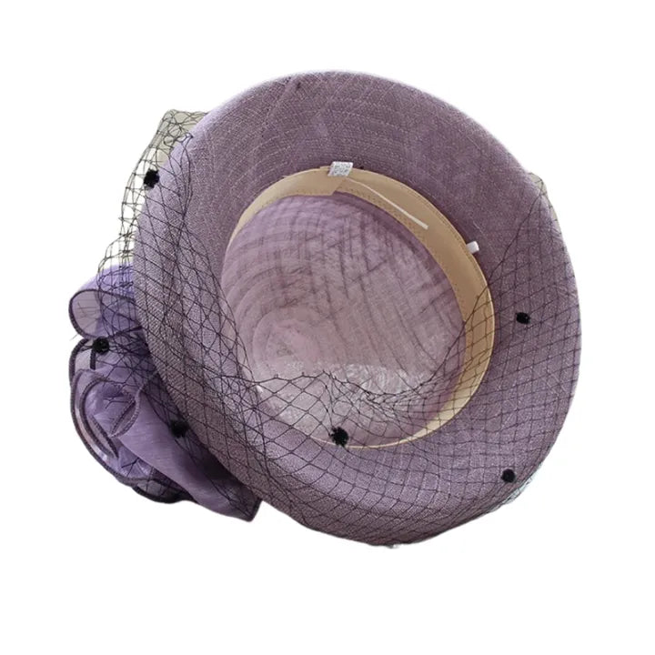 Campbell Derby Linen Fascinator