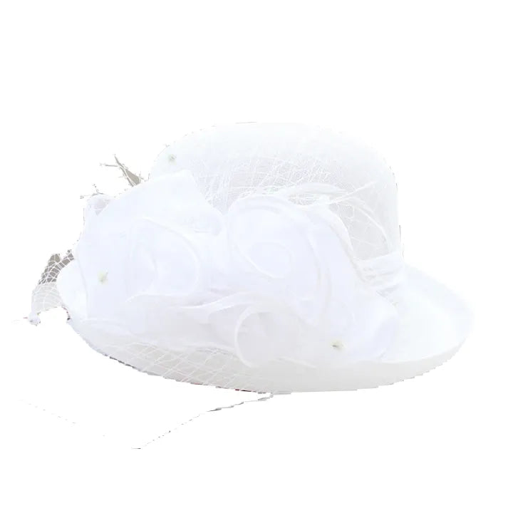 Campbell Derby Linen Fascinator