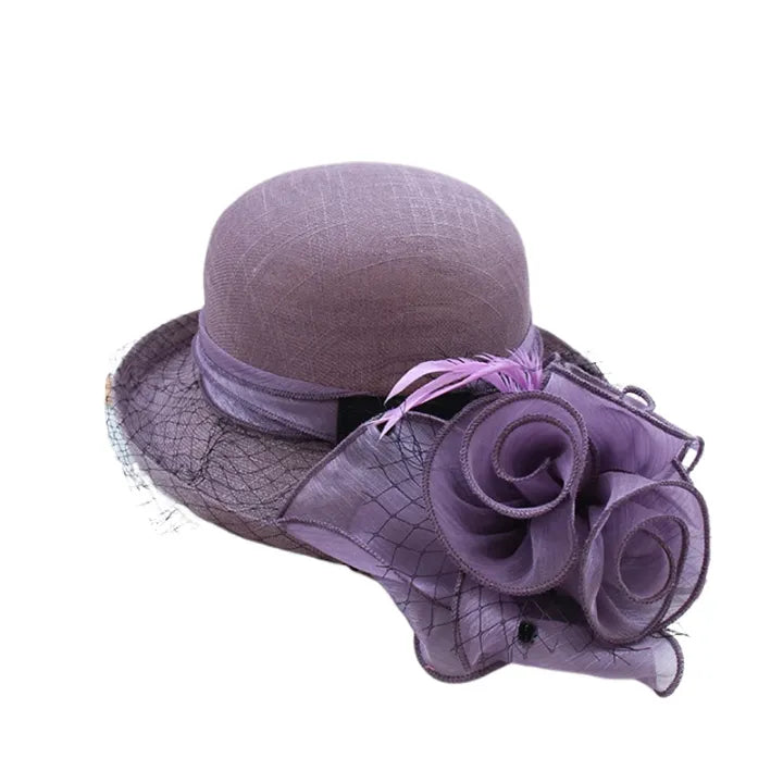 Campbell Derby Linen Fascinator