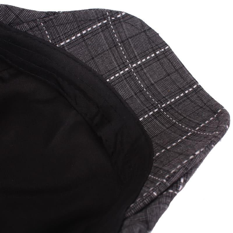 Campbell Plaid Cotton Flat Cap