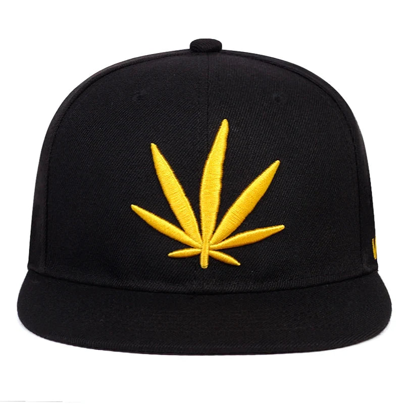 Cannabis Leaf Classic Snapback Cap