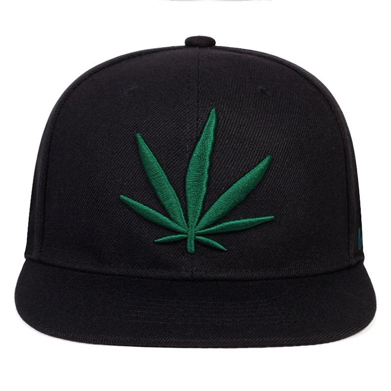 Cannabis Leaf Classic Snapback Cap