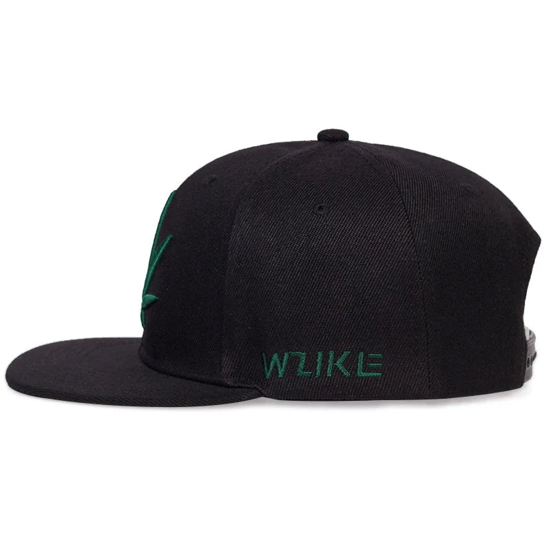 Cannabis Leaf Classic Snapback Cap