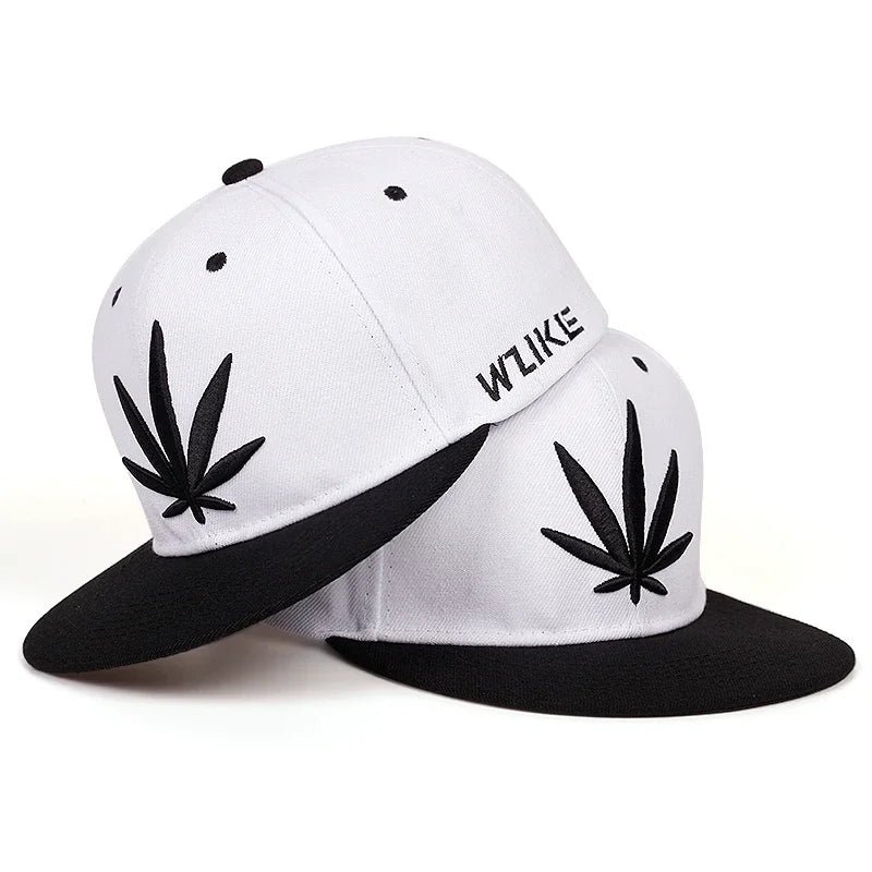Cannabis Leaf Classic Snapback Cap