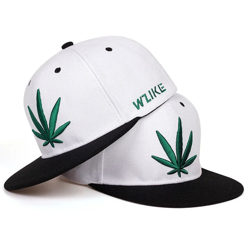 Cannabis Leaf Classic Snapback Cap