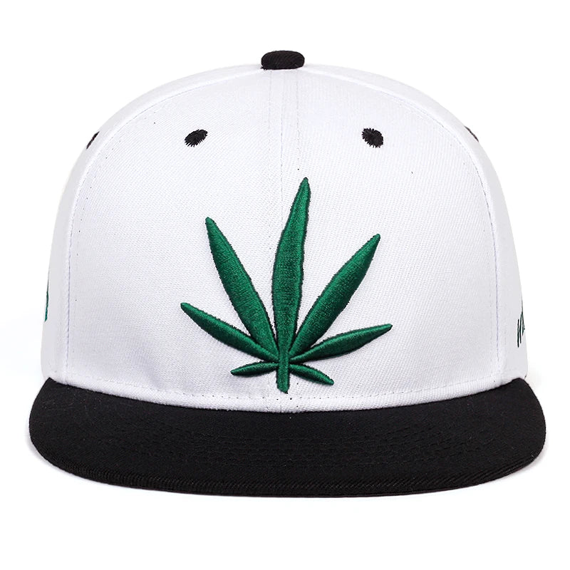 Cannabis Leaf Classic Snapback Cap