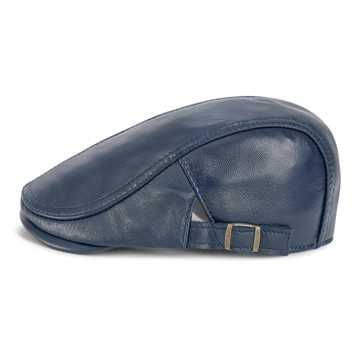 Capote Genuine Leather Flat Cap