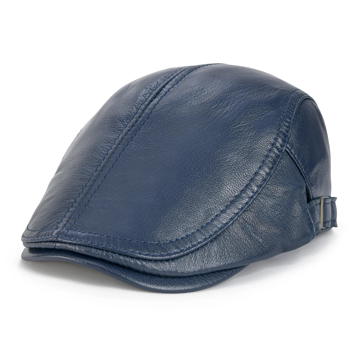 Capote Genuine Leather Flat Cap