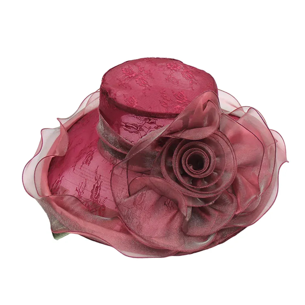 Cardiff Derby Floral Organza Fascinator