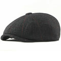 Cardiff Striped Newsboy Cap