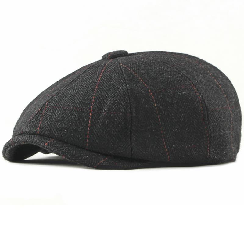 Cardiff Striped Newsboy Cap