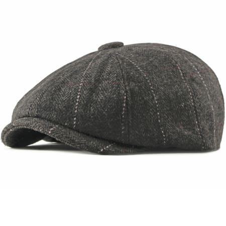 Cardiff Striped Newsboy Cap