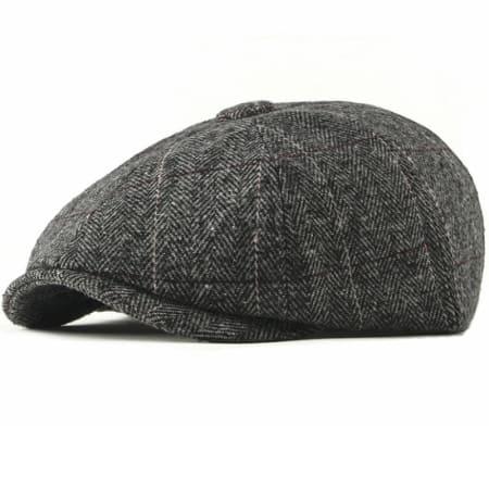 Cardiff Striped Newsboy Cap