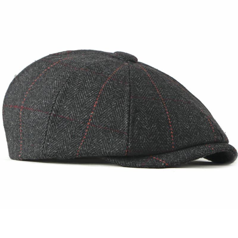 Cardiff Striped Newsboy Cap