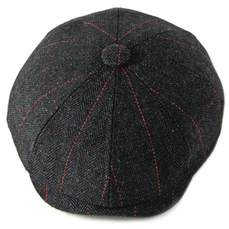 Cardiff Striped Newsboy Cap
