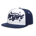 Cargirl Blue & White Snapback Cap
