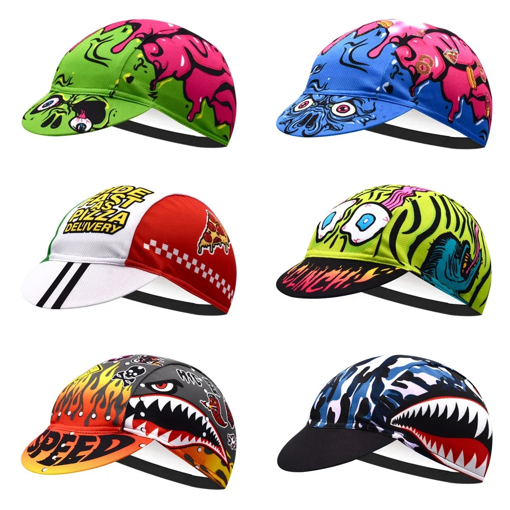 Cartoon Monsters Cylcling Cap