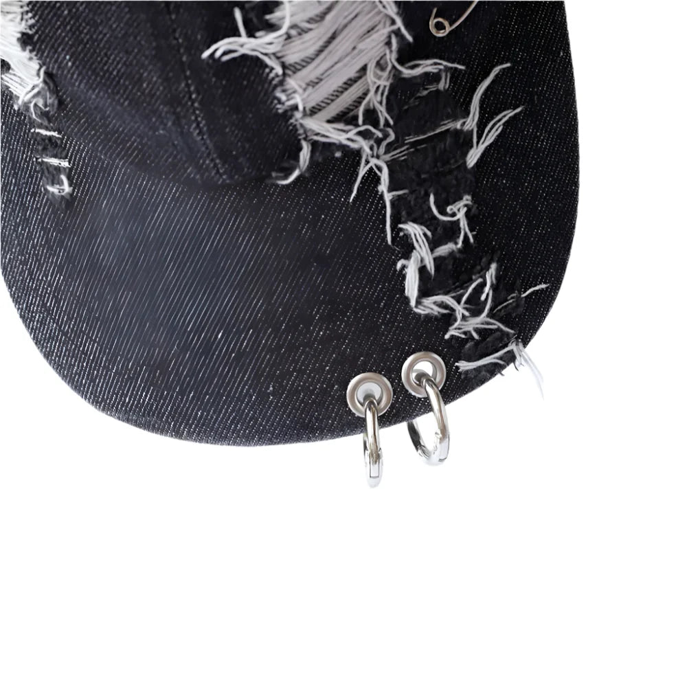 Cat Ears Black Baseball Cap