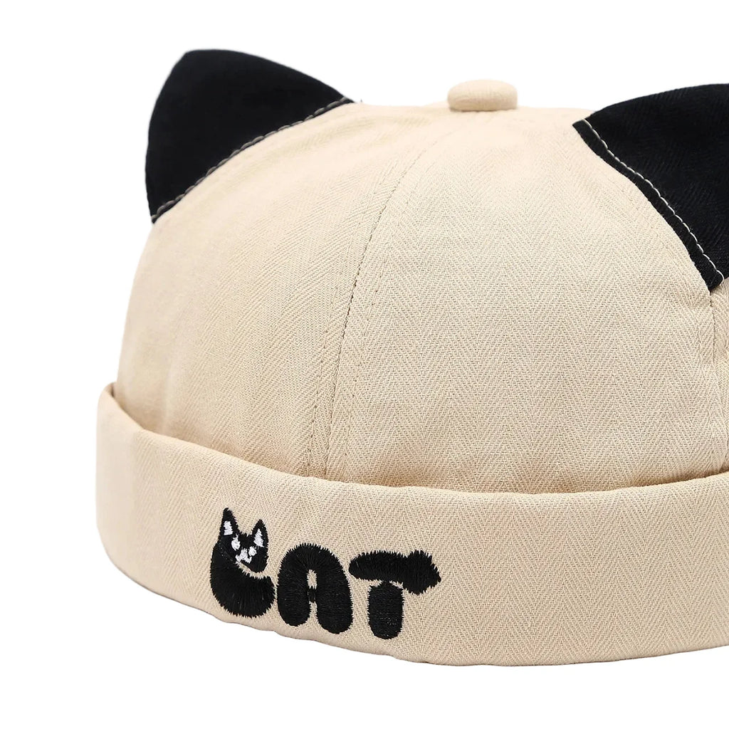 Cat Ears Kids Brimless Docker Cap