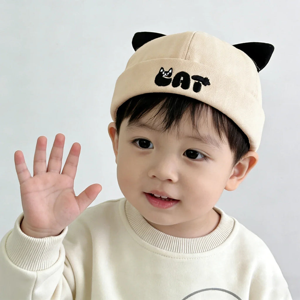 Cat Ears Kids Brimless Docker Cap