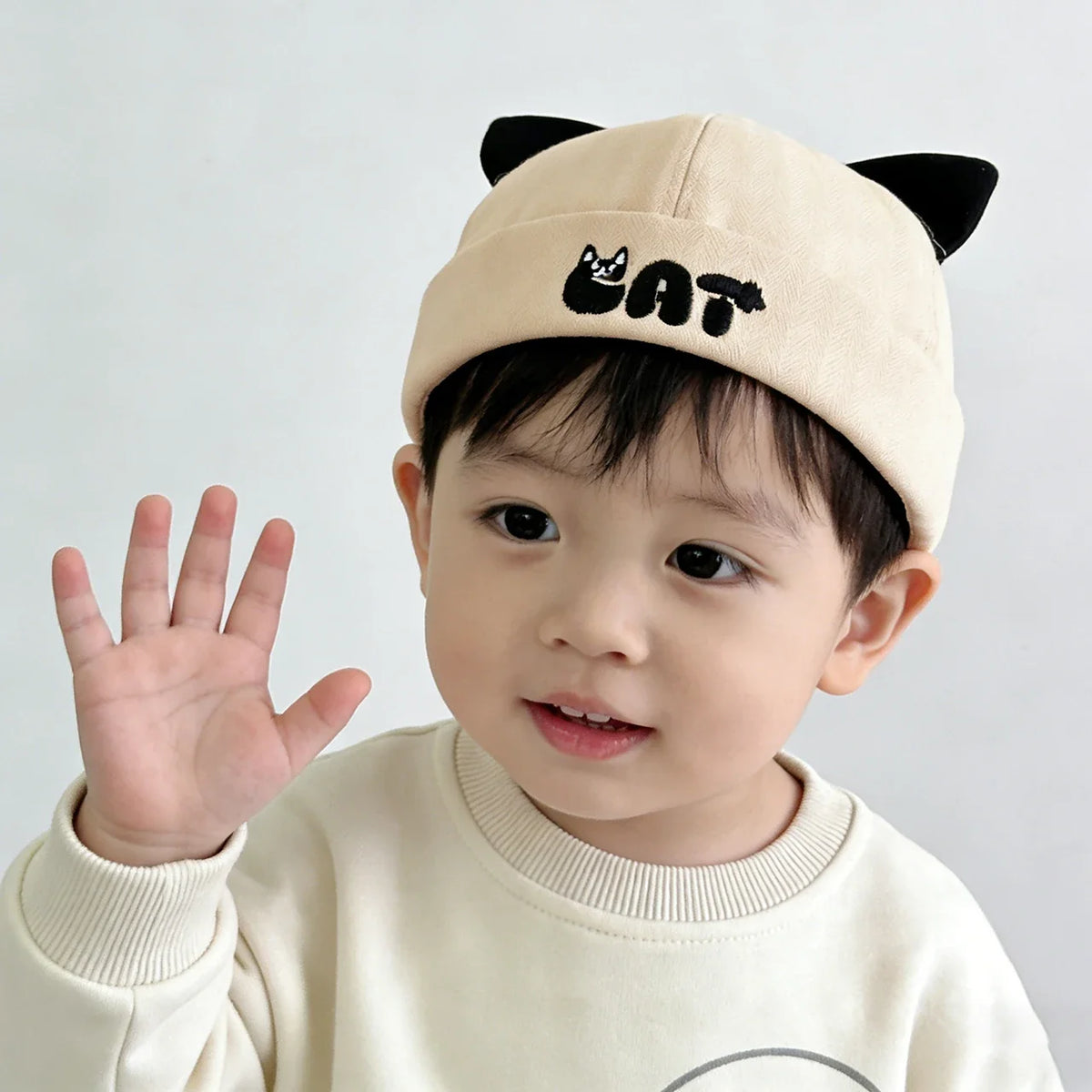 Cat Ears Kids Brimless Docker Cap