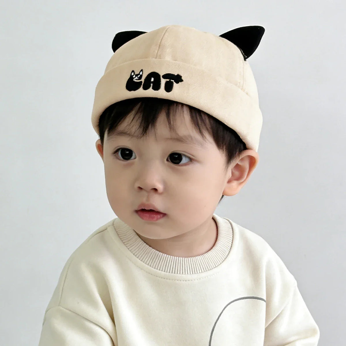 Cat Ears Kids Brimless Docker Cap