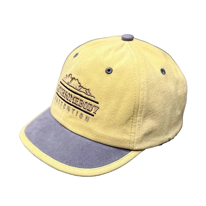 Catch Somebody Attention Short Brim Baseball Cap