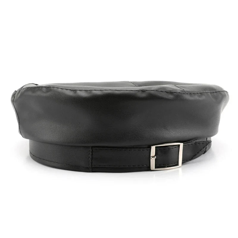 Chalamet Leather Beret