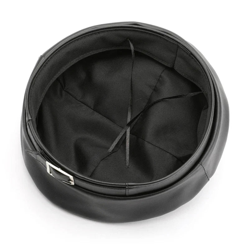 Chalamet Leather Beret