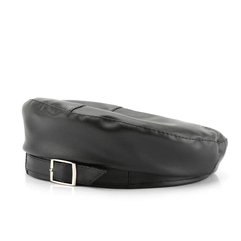 Chalamet Leather Beret
