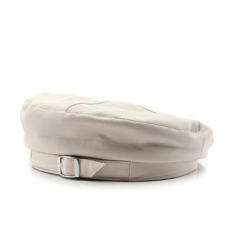 Chalamet Leather Beret
