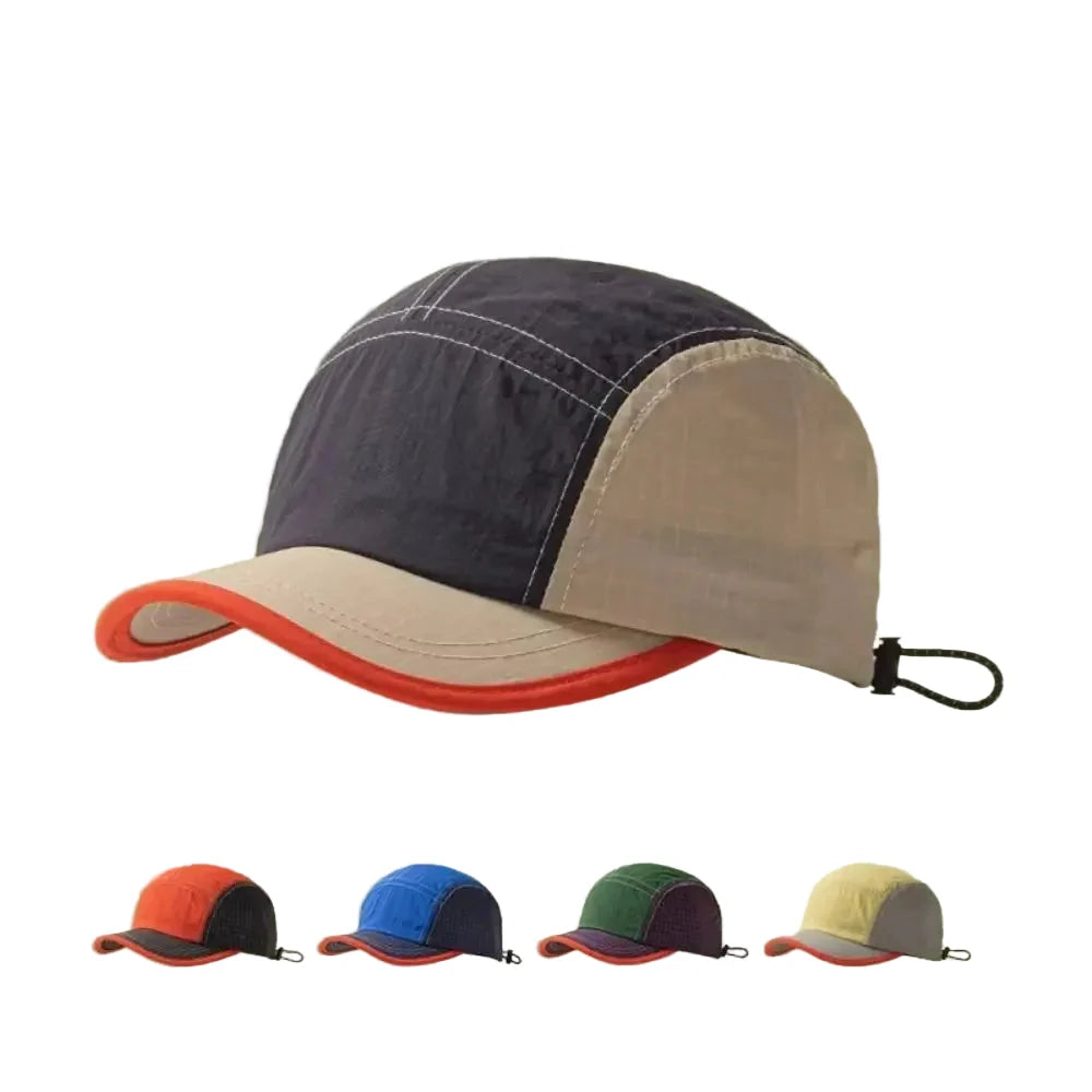 Chalamet Retro Breathable 5-Panels Cap